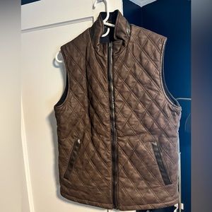 Johnston and Murphy Reversible Leather Vest